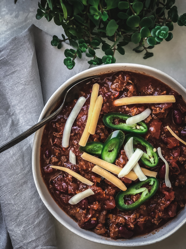 SIMPLE BEEF CHILI